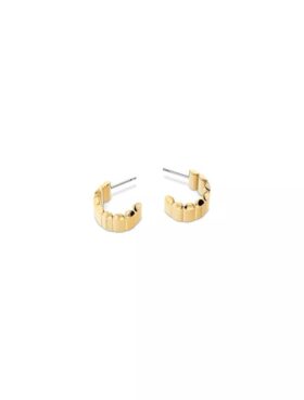Curved Pebble Earrings