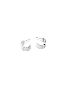 Curved Pebble Earrings