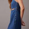 Cut out Denim Mini Dress