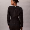Denim Articulated Mini Dress