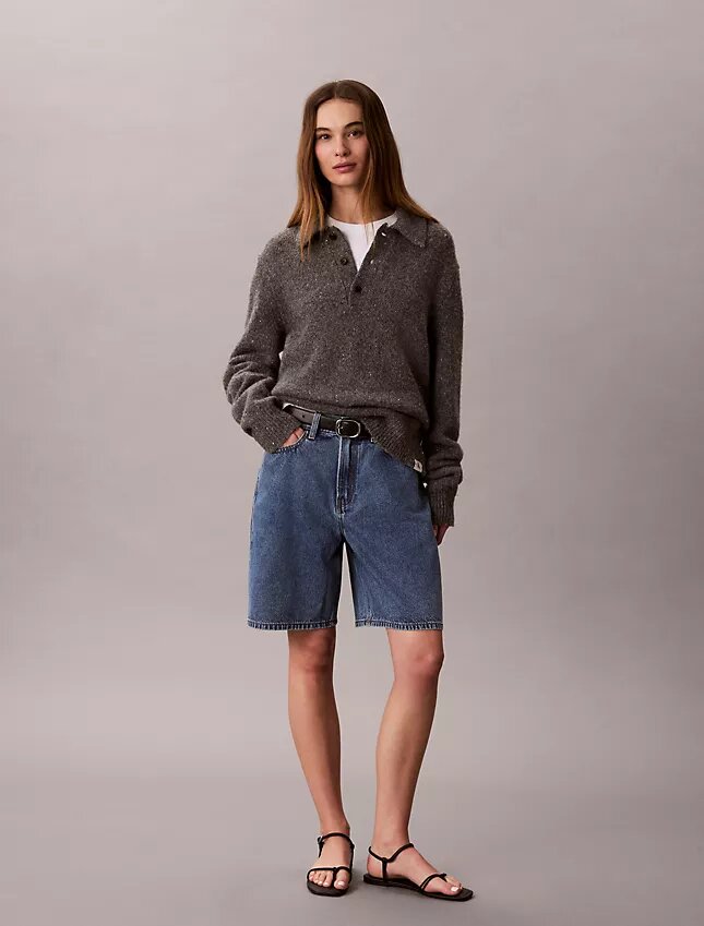 Denim Bermuda Shorts Denim Bermuda Shorts