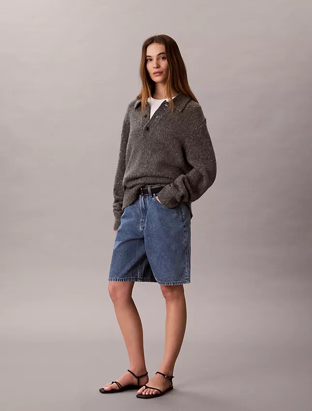 Denim Bermuda Shorts Denim Bermuda Shorts