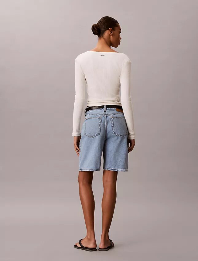 Denim Bermuda Shorts Denim Bermuda Shorts