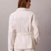 Denim Cinched Belted Jacket Denim Cinched Belted Jacket