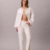 Denim Cinched Belted Jacket Denim Cinched Belted Jacket