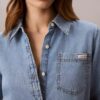 Denim Classic Button-Down Shirt