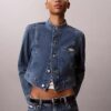 Denim Cropped Jacket Denim Cropped Jacket