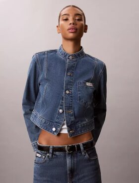 Denim Cropped Jacket