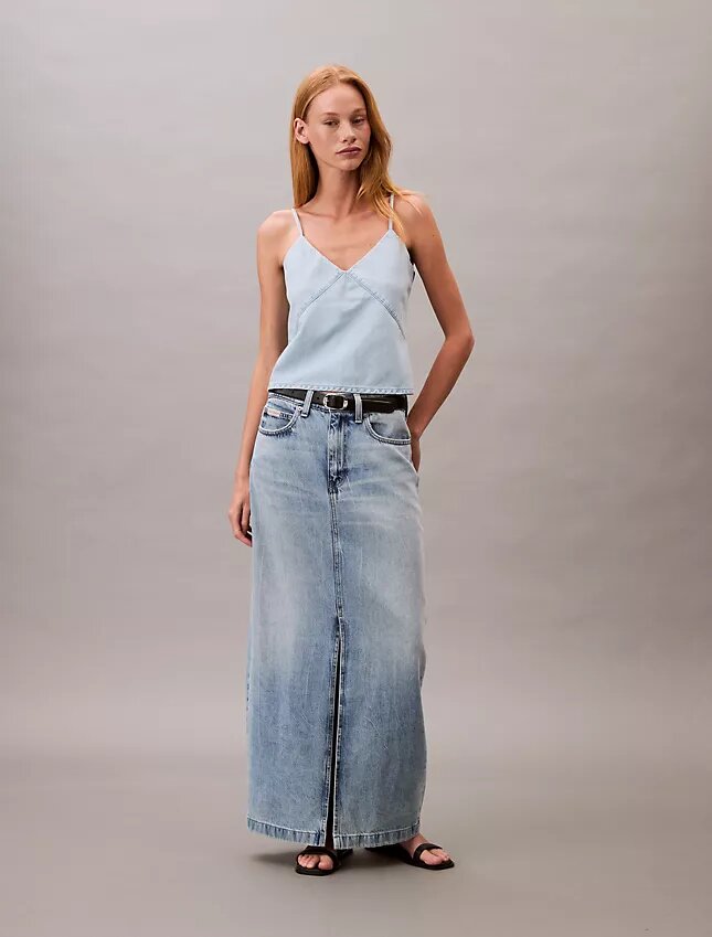 Denim Maxi Skirt Denim Maxi Skirt