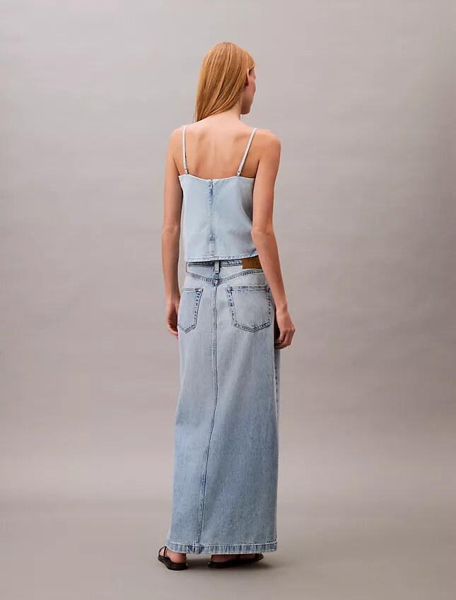 Denim Maxi Skirt Denim Maxi Skirt