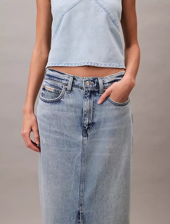 Denim Maxi Skirt Denim Maxi Skirt