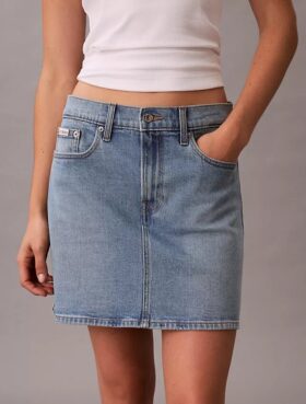 Denim Mini Skirt