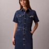 Denim Mini Trucker Dress