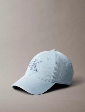 Denim Monogram Cap