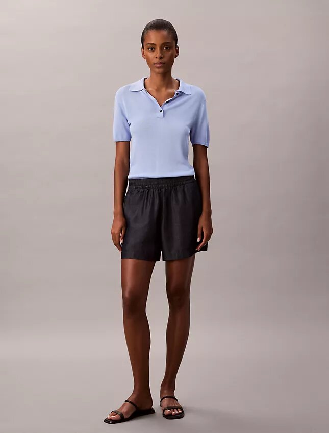 Denim Pull-On Shorts Denim Pull-On Shorts
