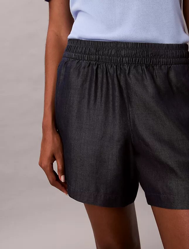 Denim Pull-On Shorts Denim Pull-On Shorts
