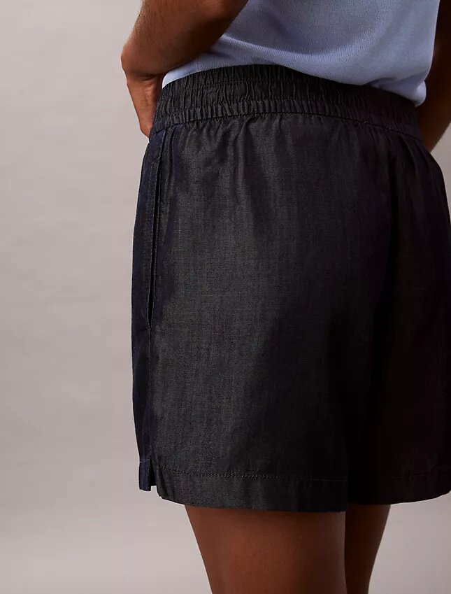 Denim Pull-On Shorts Denim Pull-On Shorts