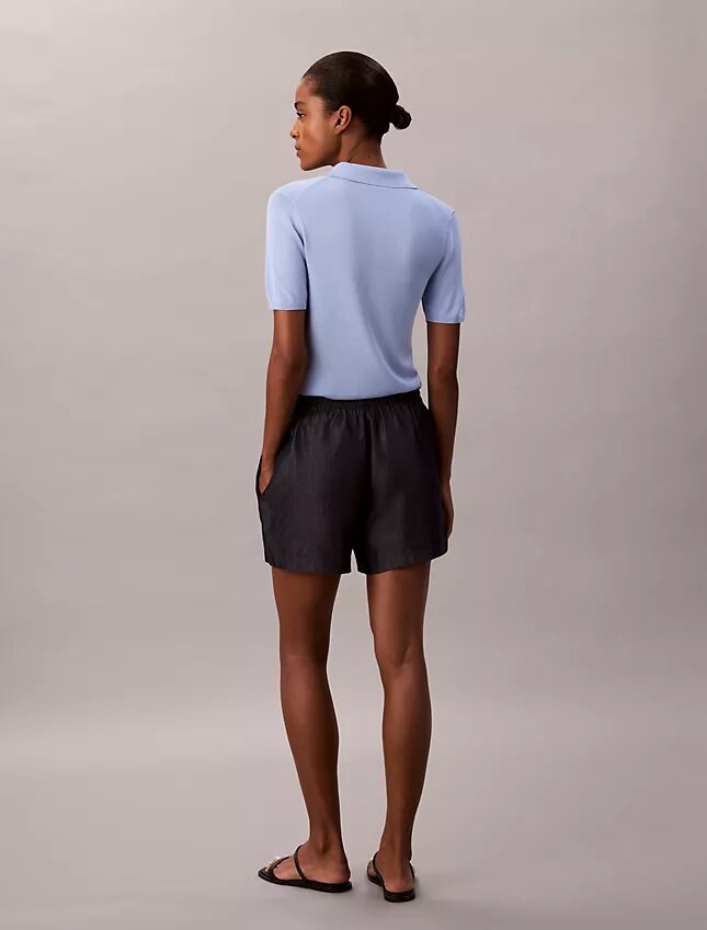 Denim Pull-On Shorts Denim Pull-On Shorts