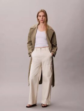Denim Relaxed Cargo Pants