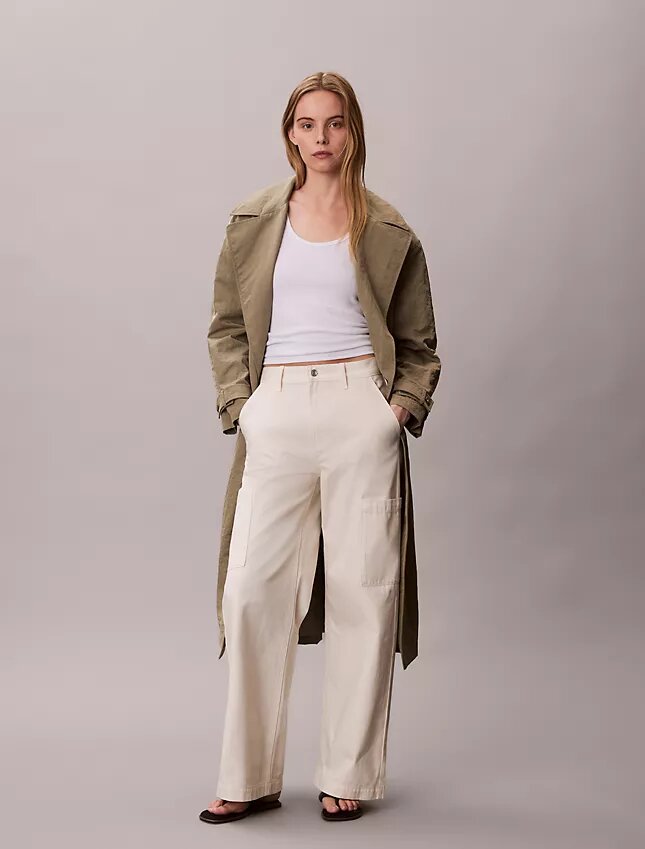 Denim Relaxed Cargo Pants Denim Relaxed Cargo Pants