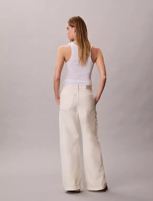 Denim Relaxed Cargo Pants Denim Relaxed Cargo Pants