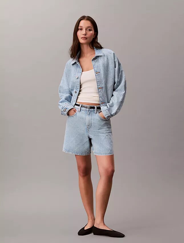Denim Relaxed Trucker Jacket Denim Relaxed Trucker Jacket