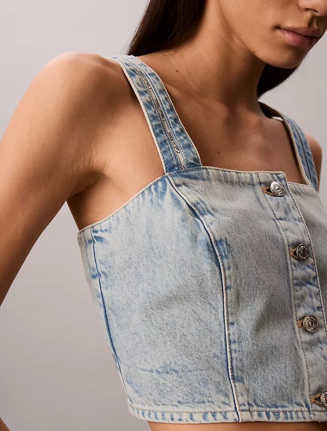 Denim Trucker Tank Top Denim Trucker Tank Top