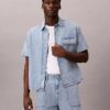 Denim Utility Button-Down Shirt