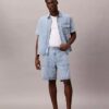 Denim Utility Button-Down Shirt