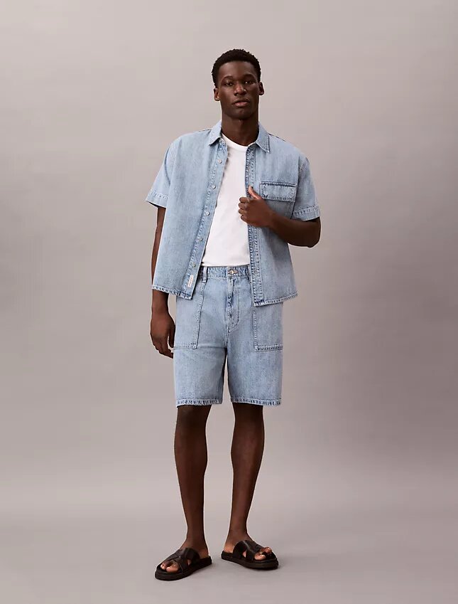 Denim Utility Shorts Denim Utility Shorts