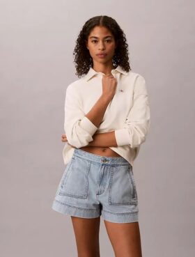 Denim Utility Shorts