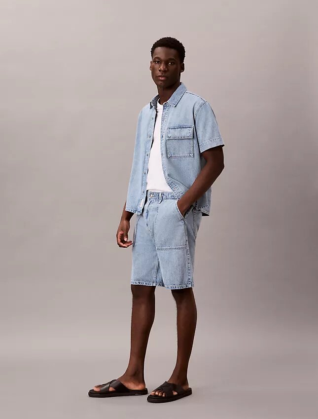 Denim Utility Shorts Denim Utility Shorts