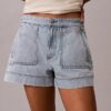 Denim Utility Shorts Denim Utility Shorts