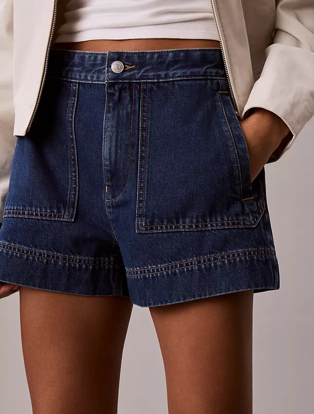 Denim Utility Shorts Denim Utility Shorts