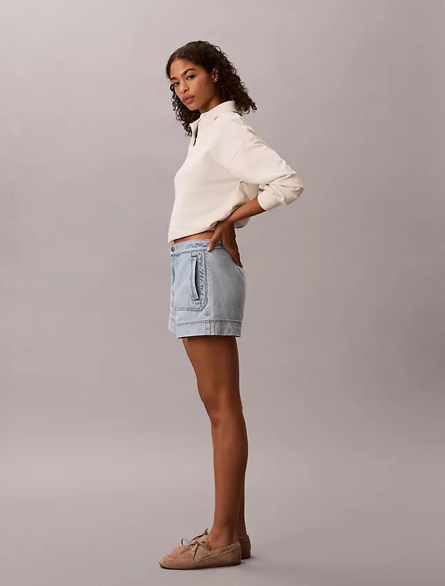 Denim Utility Shorts Denim Utility Shorts