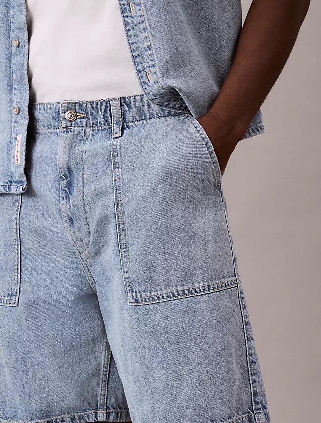 Denim Utility Shorts Denim Utility Shorts