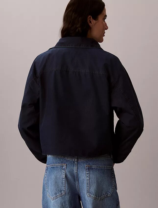 Denim Windbreaker Jacket Denim Windbreaker Jacket