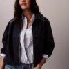 Denim Windbreaker Jacket Denim Windbreaker Jacket