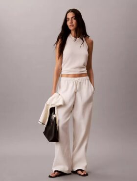 Double Gauze Pull-On Pants