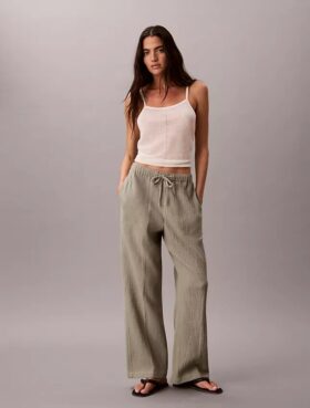 Double Gauze Pull-On Pants