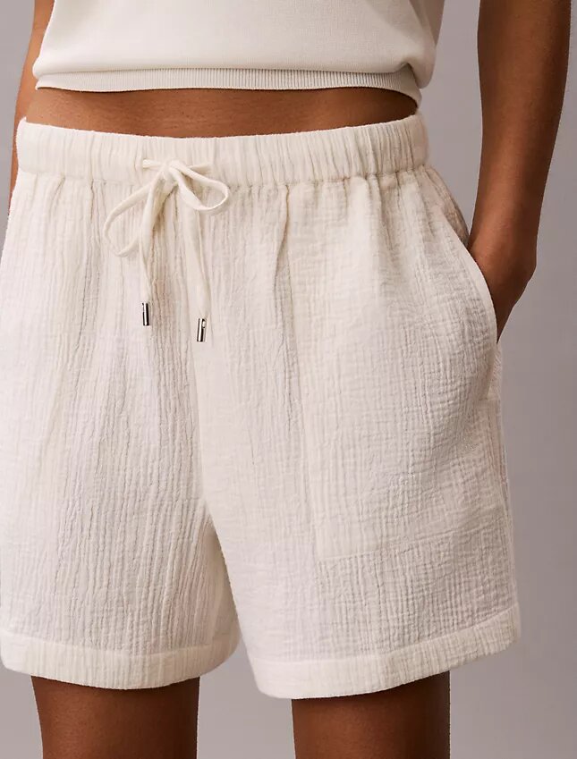Double Gauze Pull-On Shorts Double Gauze Pull-On Shorts