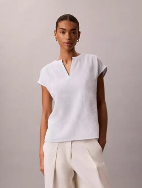 Double Gauze Relaxed Top