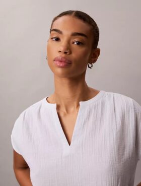 Double Gauze Relaxed Top