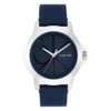 Emblem Dial Leather Strap Watch Emblem Dial Leather Strap Watch