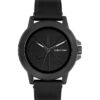 Emblem Dial Leather Strap Watch Emblem Dial Leather Strap Watch