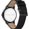 Emblem Dial Leather Strap Watch Emblem Dial Leather Strap Watch