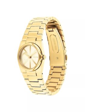 Emblem Dial Link Bracelet Watch