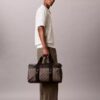 Emblem Jacquard Duffle Bag Emblem Jacquard Duffle Bag