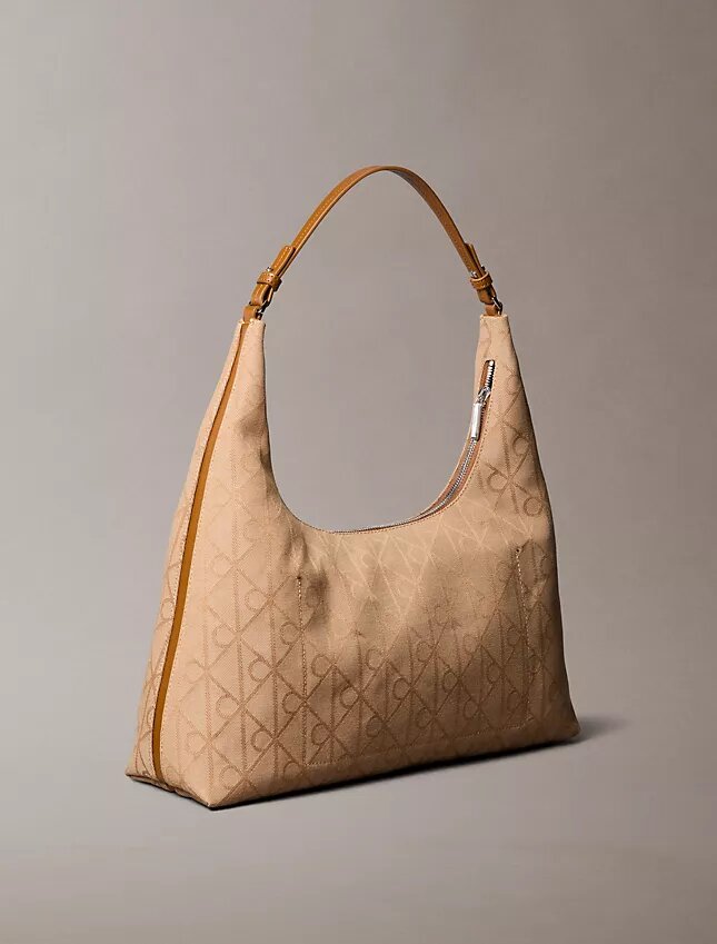 Emblem Jacquard Shoulder Bag Emblem Jacquard Shoulder Bag