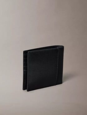 Emblem Logo Bifold Wallet with Coin Pouch